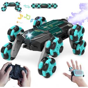 ATHLERIA 8WD Gesture Sensing Rc Stunt Car Toys for Ages 8-13,Hand Remote Control Cars-Double Sided 360Rotating,Coolest Christmas Birthday Gifts Ideas for Boys Girls Kids Teens 8 9 10 11 12+ Year