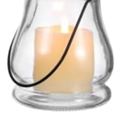 Pack Of 4 Cabilock Candle Stands with Handles 4 Inch Glass Candle Holders for Indoor Outdoor Decor Tea Light Holders Hydroponic Planters Multipurpose Ornaments for Party Wedding Home