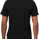 GUESS Men's Short Sleeve Small Triangle Knit (XXL, Jet Black)