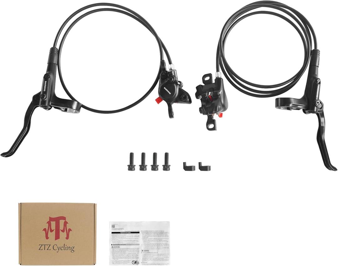 MT200 MTB Hydraulic Disc Brakes Set Left Front 800mm Right Rear 1550mm Mountain Bike Hydraulic Brake Mountain Bike Bicycle Disc Brake 2 Piston