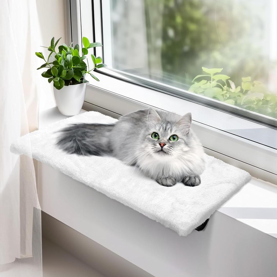 Topmart Cat Perch - Adjustable Window Hammock with Sturdy Metal Frame
