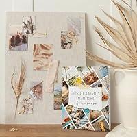 Inspirational Vision Board Kit – Complete Set with Vision Board Book & Felt Board, Motivational Pictures & Quotes to Map Your Goals & Dreams - The Perfect Supplies to Visualize Goal Setting & Success