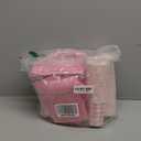 175 Pcs Pink Scalloped Gingham Party Supplies for 25 Guests, Pink and White Checkered Paper Plates, Cups and Napkins Sets for Baby & Bridal Shower, Wedding, Birthday Party, Outdoor Picnic