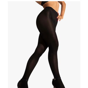 sofsy 10-Year Hosiery Craftsmanship - Italian-Made 40 Den Opaque Tights for Women | Soft High-Waist Pantyhose Solid Color, Size Small
