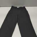 Calvin Klein Boys Flat-Front Bi-Stretch Dress Pant, Straight Leg Fit & Hemmed Bottom, Belt Loops & Functional Front Pockets, Black, 7