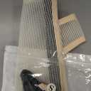 Crazy Felix Nylon Dog Muzzle for Small Medium Large Dogs, Air Mesh Breathable and Drinkable Pet Muzzle for Anti-Biting Anti-Barking Licking (Small, Beige)