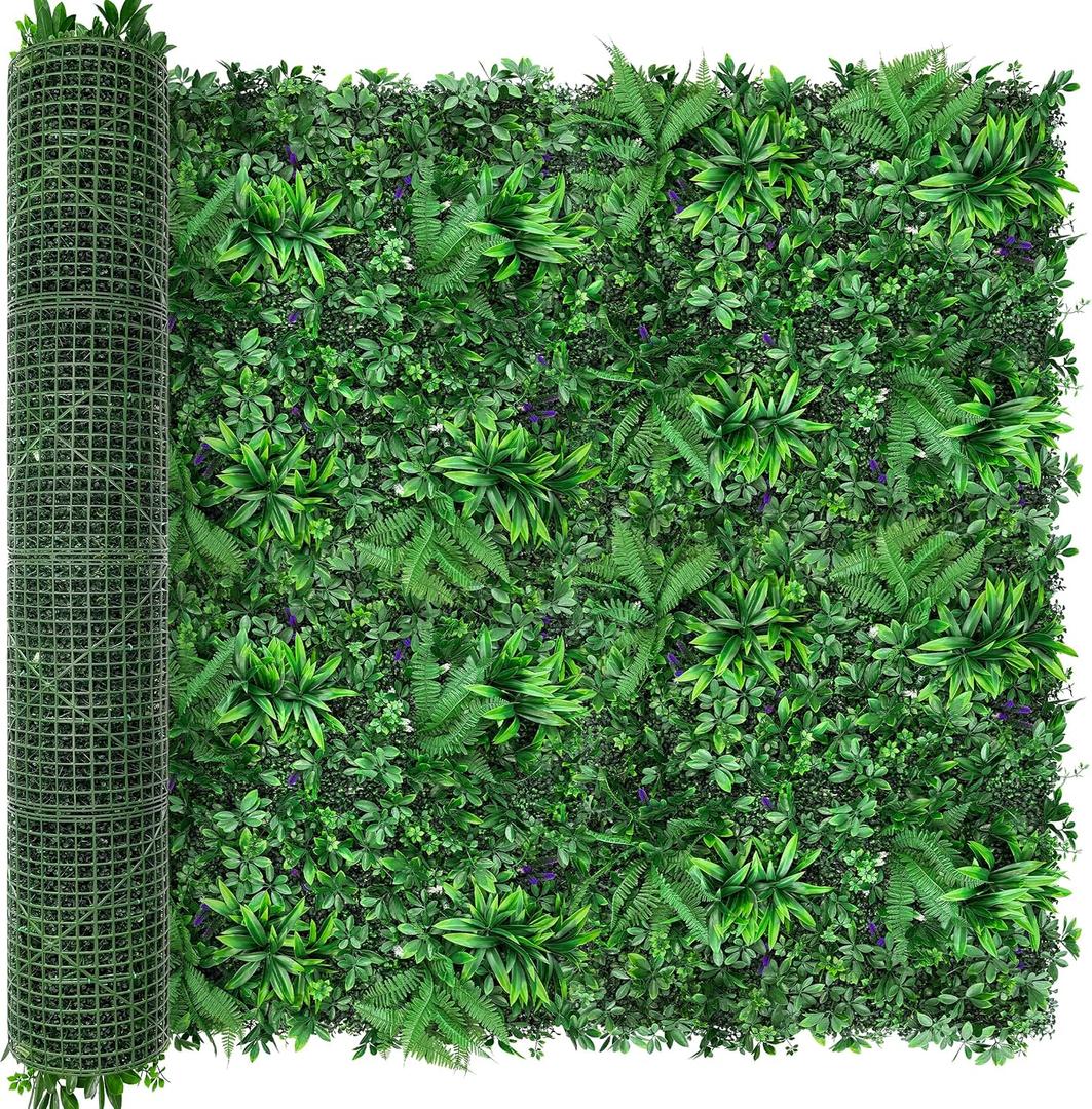 80x120 in (67 Sqft) Artificial Boxwood Green Grass Wall Hedge Roll