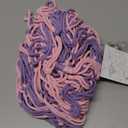 Large Stuffed Animal Hammock Corner Net for Toys Storage Hanging Stuff Animal Organizer Holder Pink Purle Girls Room Bedroom Boho Nursery Decor (Standard(41.5"L x 55.2"W x 41.5"H))