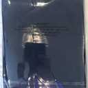 Standard/Queen Size 20" x 30" (50cm x 70cm) Soft Smooth Silk~y 100% Polyester Satin Pillow Cases, 2 Pillowcases per Set (1 Pair) (Navy Blue)