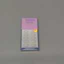 BTArtbox Press On Nails Short - White Soft Gel Press On Nail, Square Chrome Nail Tips Glue On Nails, Reusable Stick On Nails in 15 Sizes - 30 Soft Gel Fake Nails Kit, Vanilla Glazed