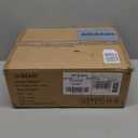 EDISHINE 23.6IN Glass Table Lamp DIY Fillable Base, White Linen Lampshade Table Lamp Set of 2, Tall Bedside Lamp for Living Room Bedrooms Bedside, Rotary Switch, UL Listed