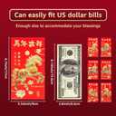 36PCS Horse Chinese Red Envelopes, Lunar New Year 2026 Lucky Money Hong Bao Gift for Spring Festival, 6.73.55 Inch - A1