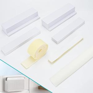 Foam Block for Midea U Shaped Window Air Conditioner Units, Air Conditioner Window Seal Kit,Winter Summer,Prevent Cold/hot Air Leakage