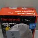 Honeywell HT-904 TurboForce Tabletop Air Circulator Fan, Small, White  Quiet Personal Fan for Home or Office, 3 Speeds and 90 Degree Pivoting Head