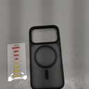 TORRAS Magnetic Shockproof for iPhone 17 Pro Case, Camera Control, Compatible with MagSafe, Military-Grade Protection, Stronger Slim Translucent Phone Case for iPhone 17 Pro, Black