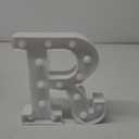 Pooqla LED Marquee Letter Lights Sign, Light Up Alphabet Letter for Home Party Wedding Decoration R