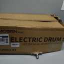 MOSEN Electric Drum Set with 4 Quiet Mesh Drum Pads, Cymbals, Sticks, Headphones, USB MIDI, Kick Pedal, 195+ Sounds and 25 Drum Kits for Beginner MED-X3