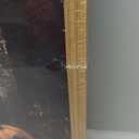 Framed Vintage Halloween Ghost Canvas Wall Art, Cute Ghost Pumpkin Wall Decor Paintings, Gothic Dark Academia Pictures Prints Spooky Fall Forest Home Decor for Living Room Bedroom 16x24 inch