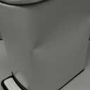 Cesun Small Bathroom Trash Can with Lid Soft Close, Step Pedal, 6 Liter / 1.6 Gallon Stainless Steel Slim Garbage Can for Bedroom, Diaper Waste Basket with Removable Inner Bucket (White)