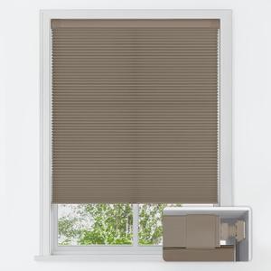 LazBlinds No Drill Cordless Cellular Shades, 29" W x 48" H, Taupe
Soft Light Filtering Fabric Protects Privacy, With Thermal Insulation & Noise Reduction, Safe Cordless Design for Kids & Pets