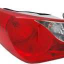 TYC Left Tail Light Assembly Compatible with 2011-2014 Hyundai Sonata