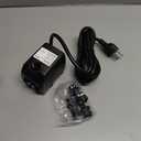 CWKJ Fountain Pump, 400GPH Submersible , Durable 25W Outdoor Water Pump with 6.5ft Power Cord, 3 Nozzles for Aquarium, Pond, Fish Tank, Water Pump Hydroponics, Backyard Fountain