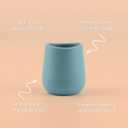 2 x Silicone Baby Cups for 6-12 Months Infants, Silicone Tiny Cups Open Training Cup for Baby Led Weaning, 2 Pack (Color 2)