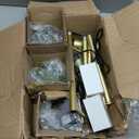 Vintage Floor Lamps for Living Room Bedroom-3 Light Glass Floor Lamp with Three Led Bulb, Flower Tall Floor Lamp Gold Mid Century Modern Standing Lamp Tree Floor Lamps for Living Room Bedroom Corner (4.25inch)