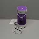 Bug Zapper, Indoor and Outdoor UV LED Mosquito Zapper Trap with Fan, Portable Electric Fly Trap with Easy-Empty Tray