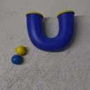 pindaloo Original Skill Game Toy with 2 Balls- Gifts for Kids and Adults Indoor & Outdoor Games, Ball Toys for Boys, Girls, & Teens - Gift Ideas, Fun Stuff, Develops Motor & Juggling Skills -Blue