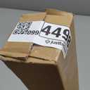 No Tools No Drill Cordless Roman Shades for Indoor Windows 100% Blackout, for Window Size 32" W  48" H White