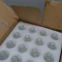 DomeStar 16 PCS Glass Bud Vases Set for Bouquet, Mini Clear Vintage Clear Cylinder Vases for Flowers, Small Flower Vase Suitable for Birthday Party, Anniversary, Wedding, Baby Shower Party Home Decor