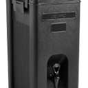 CenPro Commercial Beverage Dispenser 5-Gallon Insulated Hot and Cold Beverage Dispenser/Server, NSF, Black (29A-001)