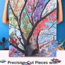 Tree of Life Jigsaw Puzzle 1000 Pieces for Adults  Colorful Nature Art Puzzle, Unique Puzzle for Gift, Family Fun & Home Decor Perfect Snap, 27.6 x 19.7 in, Hipazous