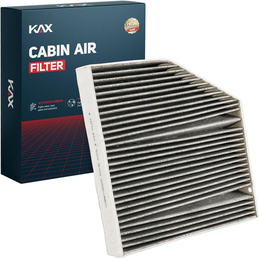 KAX Cabin Air Filter,CF11855 Replacement for Mercedes-Benz C300 2015-2023, GLC300, GLC43 AMG, GLE350, GLE450, GLE53 AMG, E300, E450, E350, w/Activated Carbon Air Filter (blower motor housing)