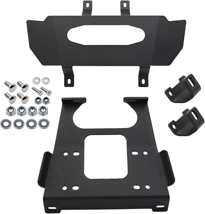 LOSTAR 1 Set of Heavy Duty Winch Mount Fits 2019+ Polaris RZR XP 1000/ XP 4 1000