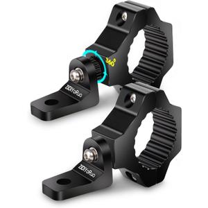 ZIDIYORUO Light Bar Mounts - 360° Rotation Mounts for Roll Bars, Mounting Fog/Driving/Work LED Lights on UTV, Jeep, Truck(1.75"-2" Bars) - for Off-Road Adventure & Farm/Ranch Night Work (2pcs)