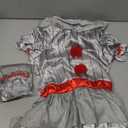 Morph Movie Clown Costume For Girls - Scary Kids Halloween Costume - Creepy Clown Outfit For Girls (X-Large)
