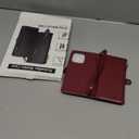 XcaseBar compatible with iPhone 14 Pro 6.1" Wallet case with Zipper Credit Card HolderRFID Blocking,Flip Folio Book PU Leather Phone case Shockproof Cover Men Women for Apple 14 Pro case Wine Red