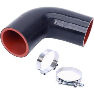 90 Degree 4-Ply High Performance Elbow Coupler Silicone Hose for Auto Inner Diameter 1.5"(38mm)