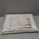 Dreaming Casa Solid Sheer Curtains Draperies White Rod Pocket 2 Panels 100" W x 96" L