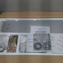 Breezary 52 inch Flush Mount Ceiling Fans with Lights Remote Control, 5 Reversible Blades Indoor Low Profile Crystal Lighting Chandelier Ceiling Fans for Bedroom Living Room (Chrome)