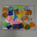 ONKULL Pop Fidget Keychain 30 Pack ,Mini Fidget Toys Bulk ,Sensory Toys for Kids ,Party Favors for Kids 4-8,8-12 Year ,Back to School Gifts for Classroom ,Back to School for Students Goodie Bags