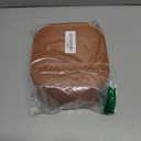 9 Inch Large Air Fryer Silicone Liners - 2 PCS Square Reusable AirFryer Basket Liners for 5-8QT Air fryer, Air fryer Accessories for Baking Roasting Microwave (Black + Brown)