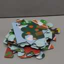 Mudpuppy Farm Friends – 25 Piece Floor Puzzle with 6 Barnyard Animal Shaped Pieces Featuring an Adorable Illustration of A Farm