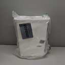 Rubbermaid Small Kitchen Bathroom Trash Can, 9 Gallons, White, Waste Basket for Under Counter/Kitchen/Office/Bedroom/Bathroom