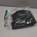 Adult Diaper Covers Waterproof, Reusable Plastic Rubber Pants for Incontinence, Leak Proof Protective Underwear Overnight (Black, L)