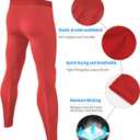 LEICHR 1/3 Pack Mens Compression Pants Running Tights Athletic Sports Baselayer Pockets Basketball Active Tights (S)