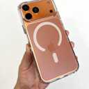 Magnetic for iPhone 17 Pro Case Clear with [Camera Control Cover] [Compatible with MagSafe] Slim & Non-Slip Frosted Hard PC Back & Soft TPU Bumper Matte Phone Cover for iPhone 17 Pro 6.3"
