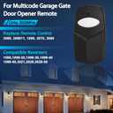 2pcs for 3089 Multi-Code Gate Opener, 300 MHz 10 Dip Switch Gate Remote, 308911/1089/3070/3060 Gate Remote Control for Linear Garage Door Remote - Not a Universal Gate Opener Remote